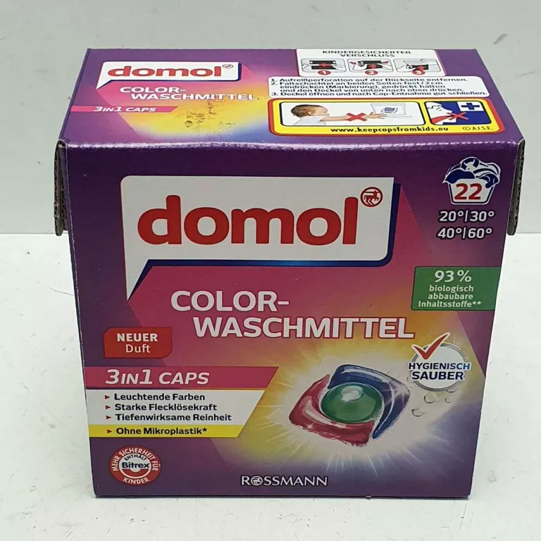 KAPSUŁKI DO PRANIA DOMOL COLOR 22SZT