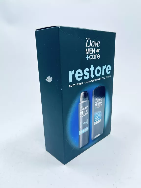 ZESTAW PREZENTOWY DOVE MEN - ŻEL POD PRYSZNIC / ANTYPERSPIRANT - RESTORE