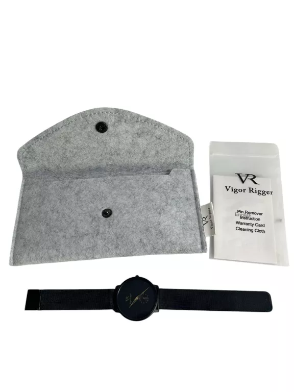 ZEGAREK DAMSKI VR VIGOR RIGGER + SZARE ETUI