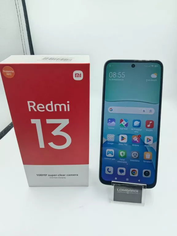 XIAOMI REDMI 13 8/256 GB KOMPLET JAK NOWY KOMPLET