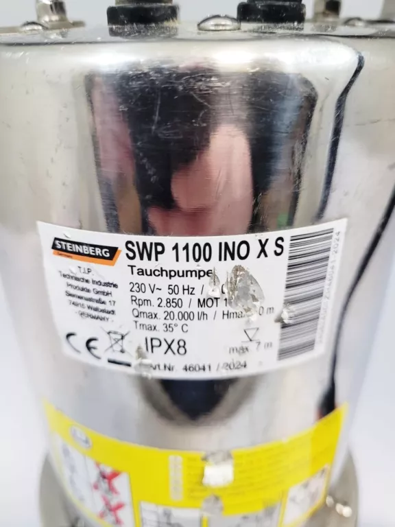 POMPA DO WODY STEINBERG SWP 1100 INO X S