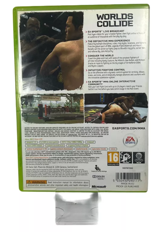 GRA XBOX 360 MMA