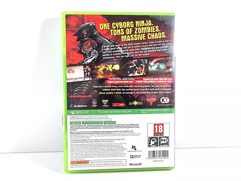 GRA XBOX 360 YAIBA NINJA GAIDEN Z