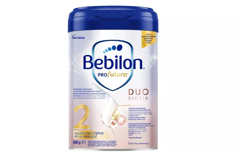 BEBILON PROFUTURA DUOBIOTIK 2 MLEKO NASTĘPNE PO 6. MIESIĄCU 800G