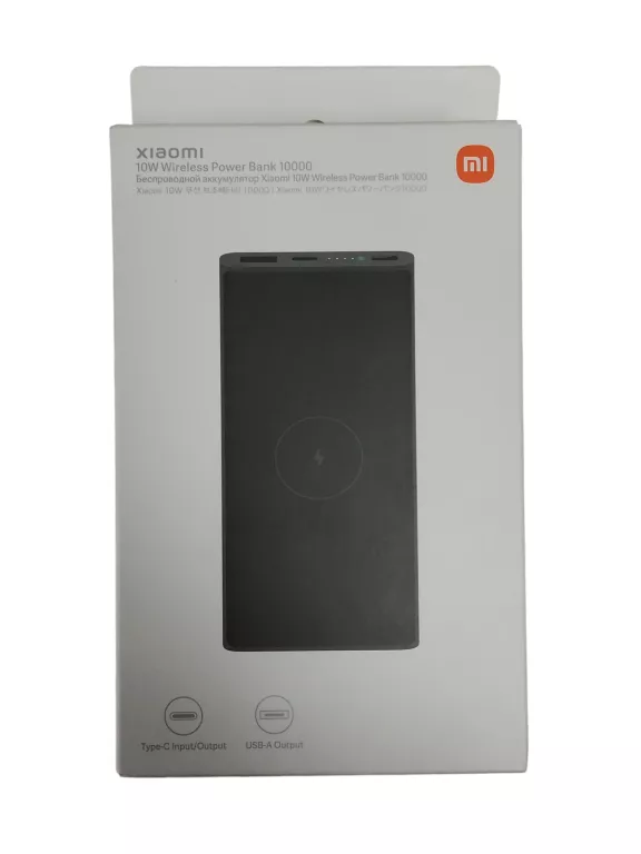 POWERBANK XIAOMI 10000MAH Z ŁADOWANIEM INDUKCYJNYM