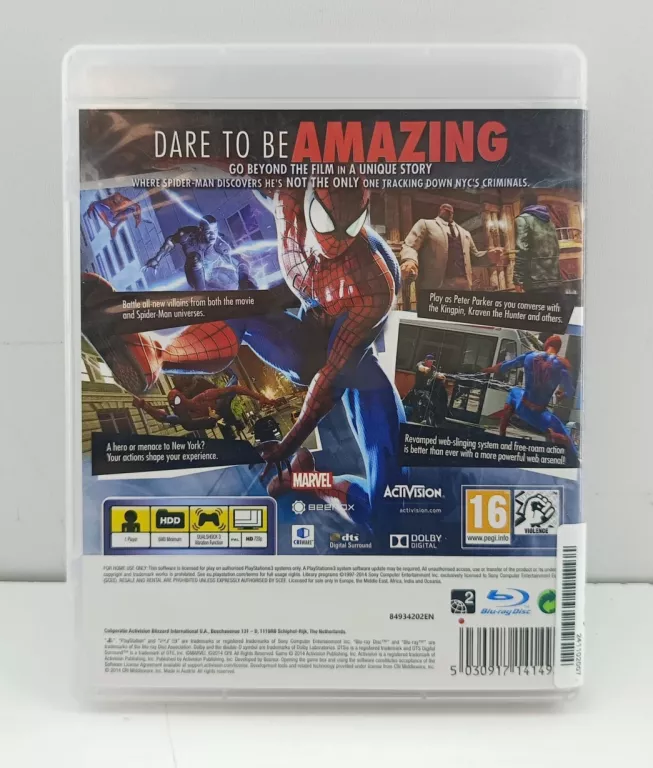 GRA NA PS3 THE AMAZING SPIDER-MAN 2