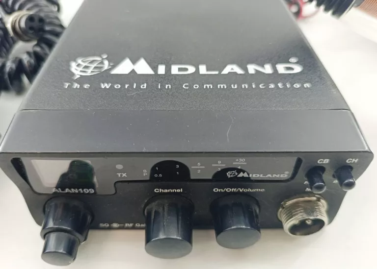 CB RADIO MIDLAND ALAN 109 + ANTENA CB PRESIDENT