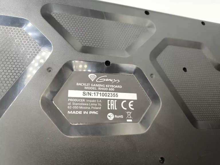 KLAWIATURA GENESIS RHOD 600