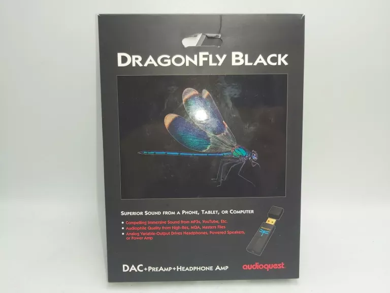 KARTA DŹWIĘKOWA PRZETWORNIK C/A AUDIOQUEST DRAGONFLY BLACK