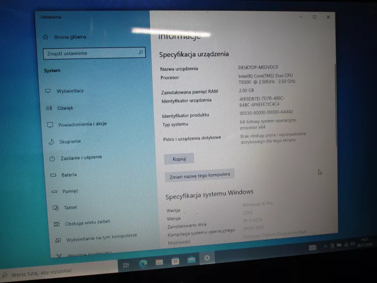 LAPTOP DELL M1330 2GB/256GB SSD