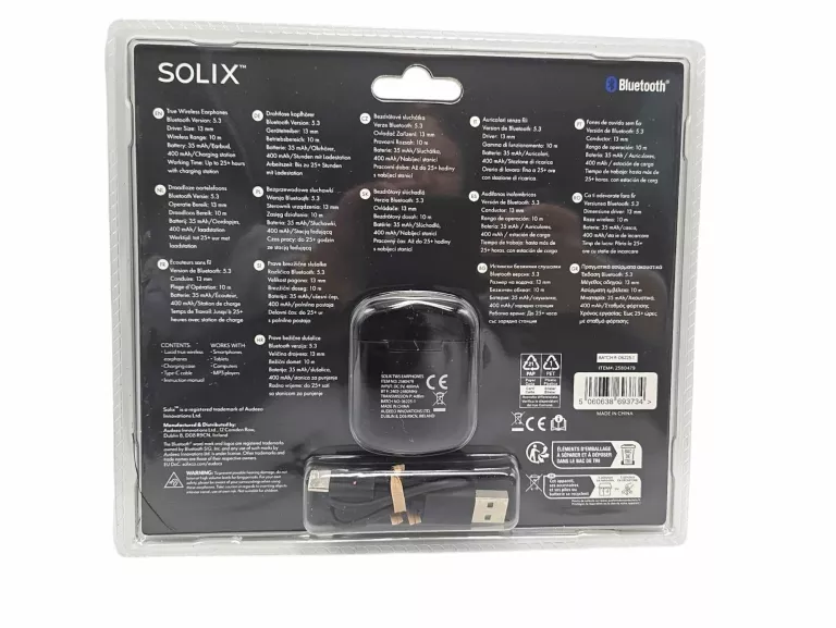 SŁUCHAWKI BEZPRZEWODOWE DOUSZNE SOLIX LUCID