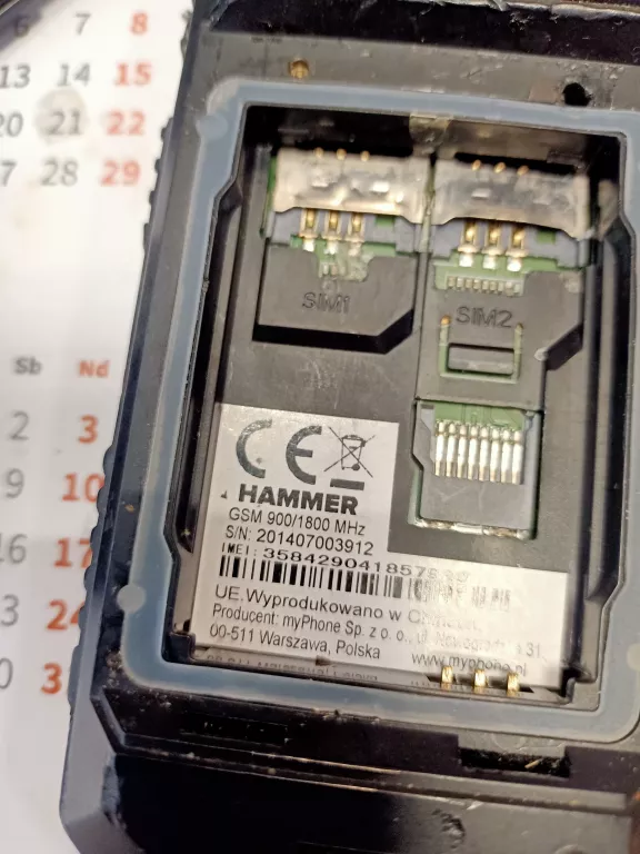 TELEFON MYPHONE HAMMER 2+