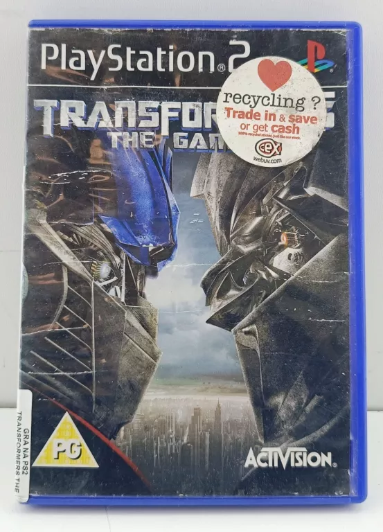 GRA NA PS2 TRANSFORMERS THE GAME