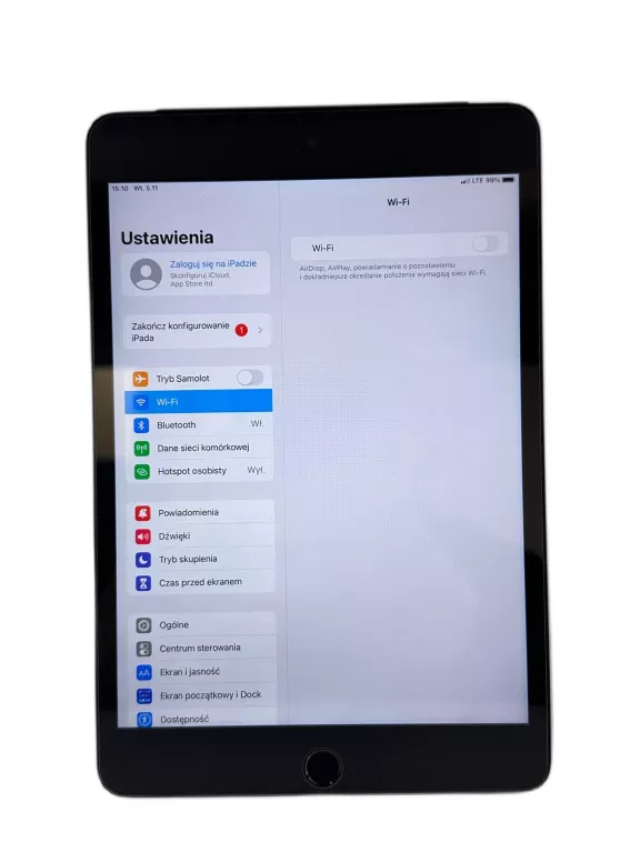 TABLET APPLE IPAD MINI 4 CELLULAR (A1550) SZARY 7,9" (76% BATERIA) 128GB