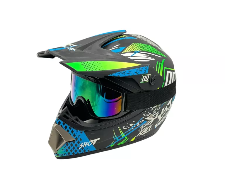 KASK CROSSOWY MOTOCYKLOWY DOT FMVSS 218 ROZMIAR XL