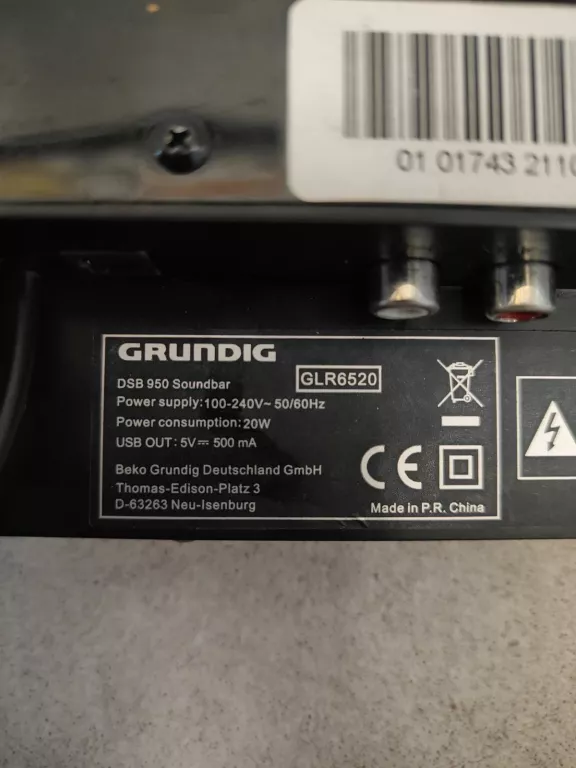 SOUNDBAR GRUNDIG DSB 950 + PILOT POLECAMY