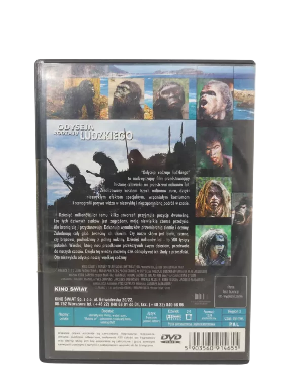 ODYSEJA RODZAJU LUDZKIEGO FILM DVD