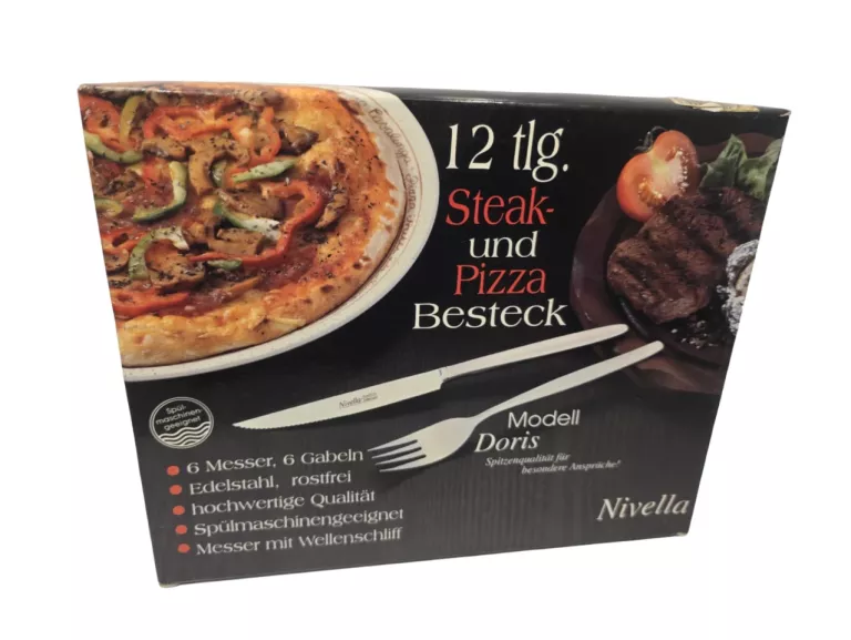 ZESTAW SZTUĆĆÓW 12 ELEMENTÓW NIVELLA DORIS / NOŻE I WIDELCE