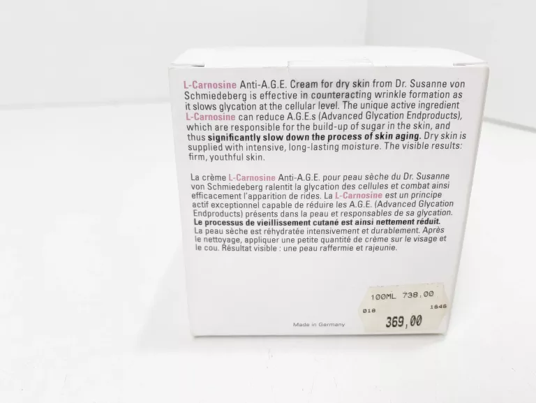 DERMA COSMETICS DR. SUSANNE VON SCHMIEDEBERG L-CARNOSINE