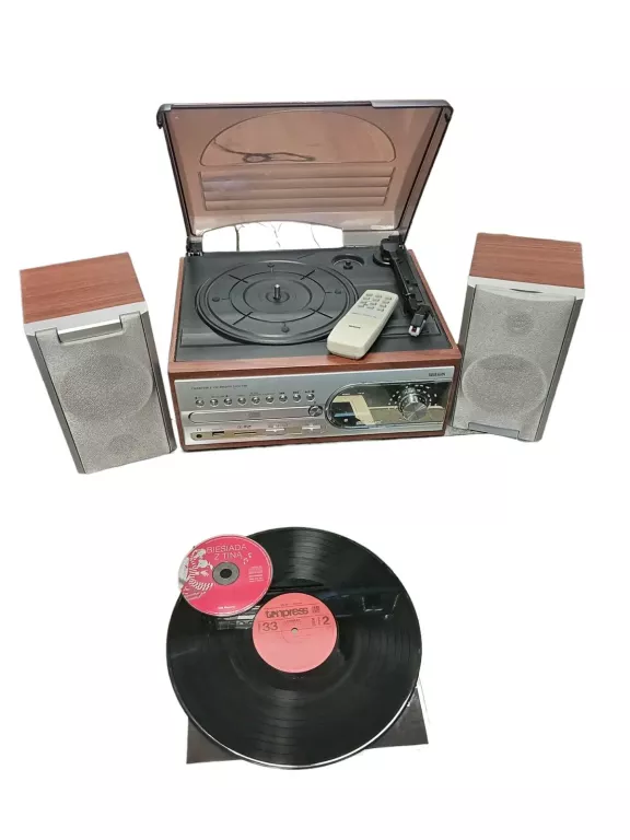 GRAMOFON WATSON PH8500 MUE + GŁOŚNIKI PILOT I 2 PŁYTY