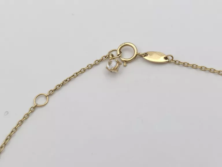 ZŁOTA BRANSOLETKA Z ZAWIESZKAMI - 585 14K 18,5-20,5CM 2,36G