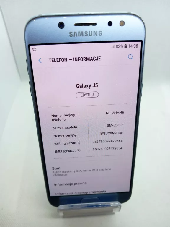 TELEFON SAMSUNG GALAXY J5 2/16GB DUAL SIM
