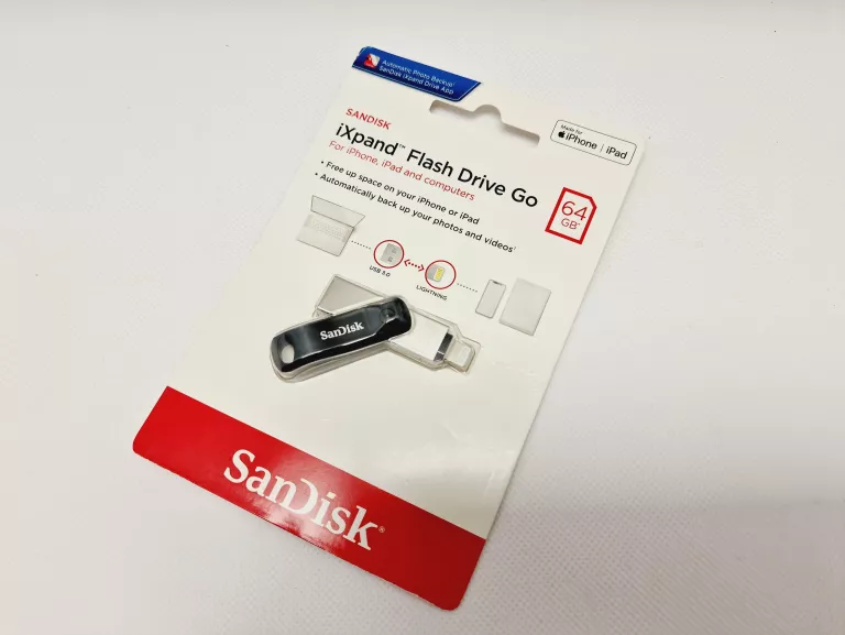 PENDRIVE SANDISK IXPAND GO 64GB LIGHTNING USB 3.0