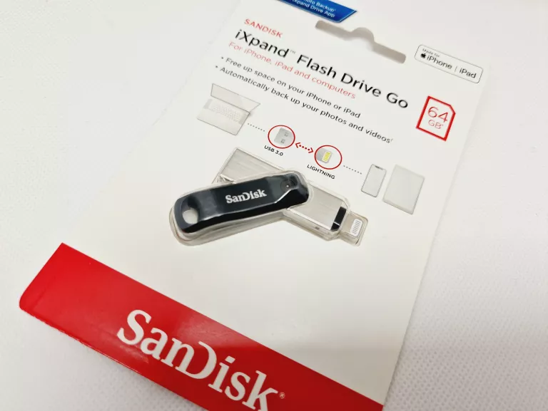 PENDRIVE SANDISK IXPAND GO 64GB LIGHTNING USB 3.0