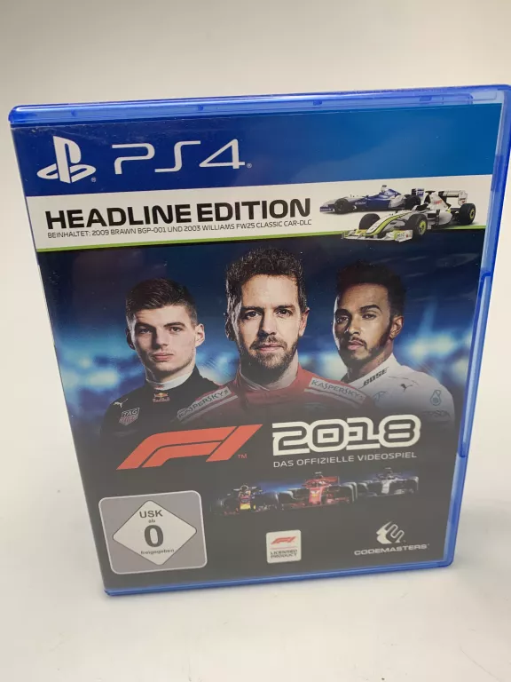 PS4 F1 2018