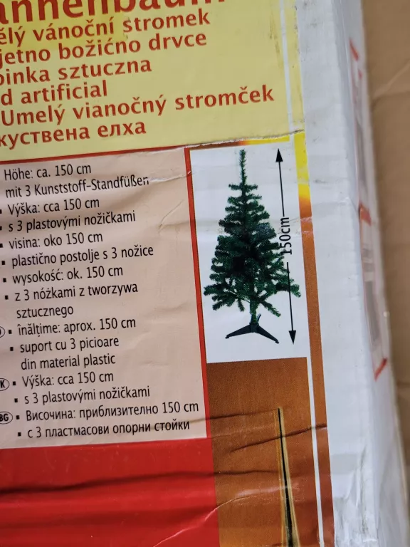 CHOINKA Z CZASÓW PRL 150 CM