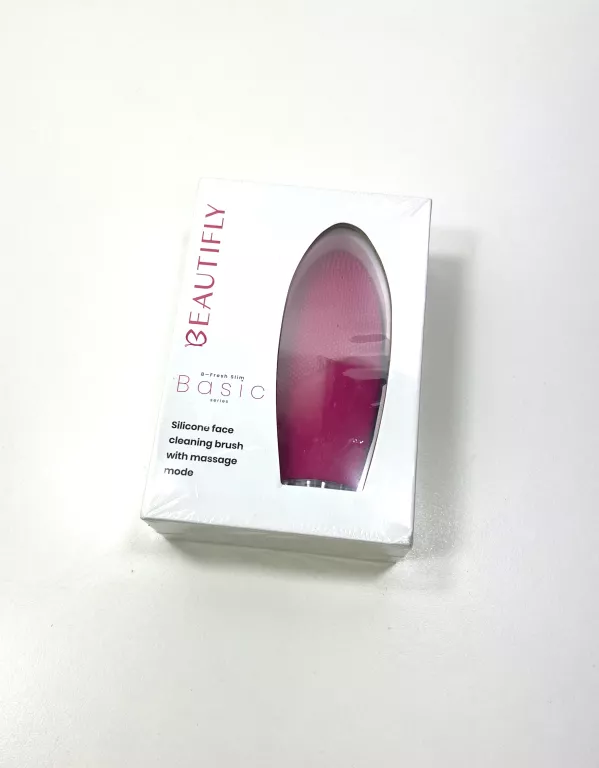 SZCZOTECZKA DO TWARZY BEAUTIFLY B FRESH SLIM RÓŻOWA / ZAFOLIOWANA