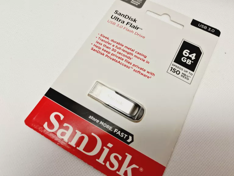 SANDISK PENDRIVE USB 3.0 ULTRA FLAIR 64 GB 150MB/S