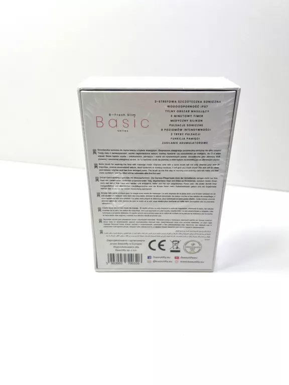SZCZOTECZKA DO TWARZY BEAUTIFLY B FRESH SLIM RÓŻOWA / ZAFOLIOWANA