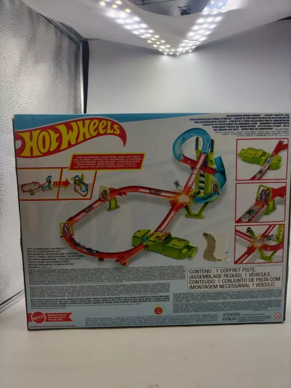 HOT WHEELS ZESTAW WYRZYTNIA TORY PODWÓJNA PĘTLA