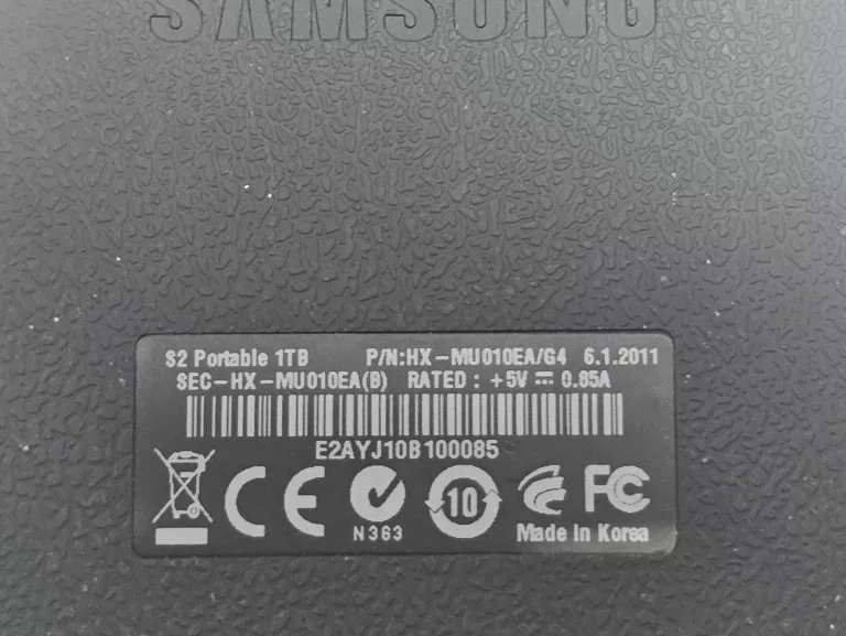 DYSK SAMSUNG S2 PORTABLE 1TB