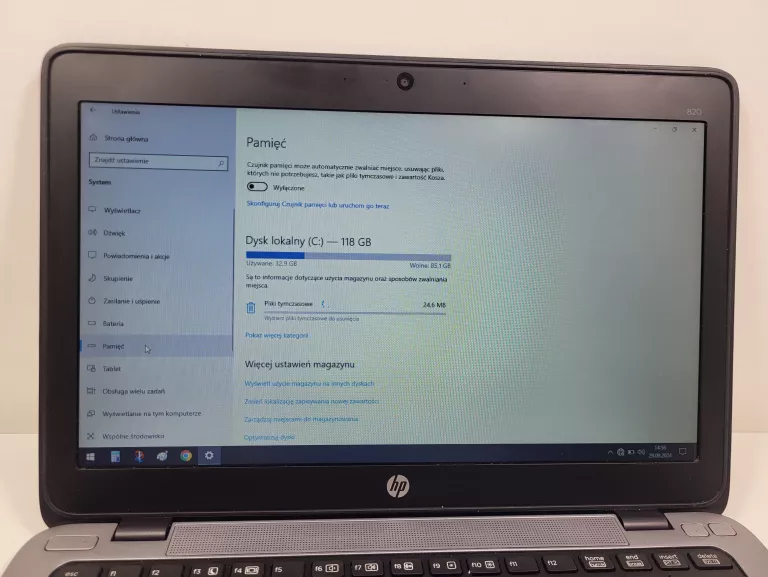 LAPTOP HP ELITEBOOK 820 G2 8/120GB I5-5300U WIN10 PRO + ZASILACZ OPIS!
