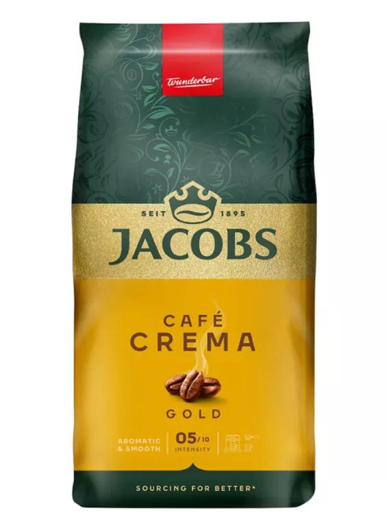 KAWA ZIARNISTA ARABICA JACOBS CREMA 1100 G