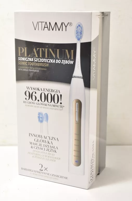 PREZENT VITAMMY PLATINUM SZCZOTECZKA SONICZNA 96000OBR/MIN