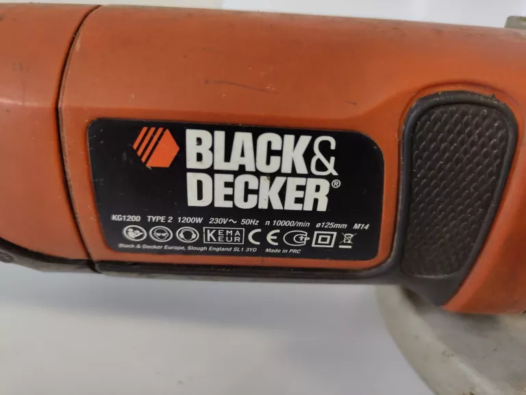 SZLIFIERKA KĄTOWA BLACK & DECKER KG1200 1200W