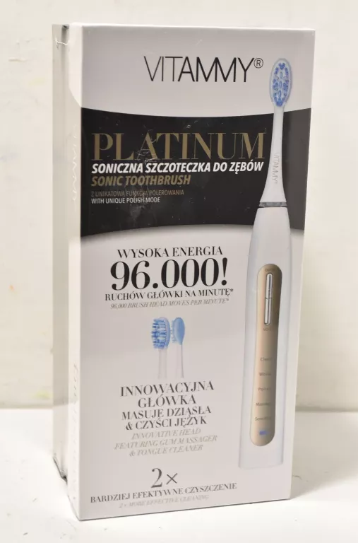 PREZENT VITAMMY PLATINUM SZCZOTECZKA SONICZNA 96000OBR/MIN