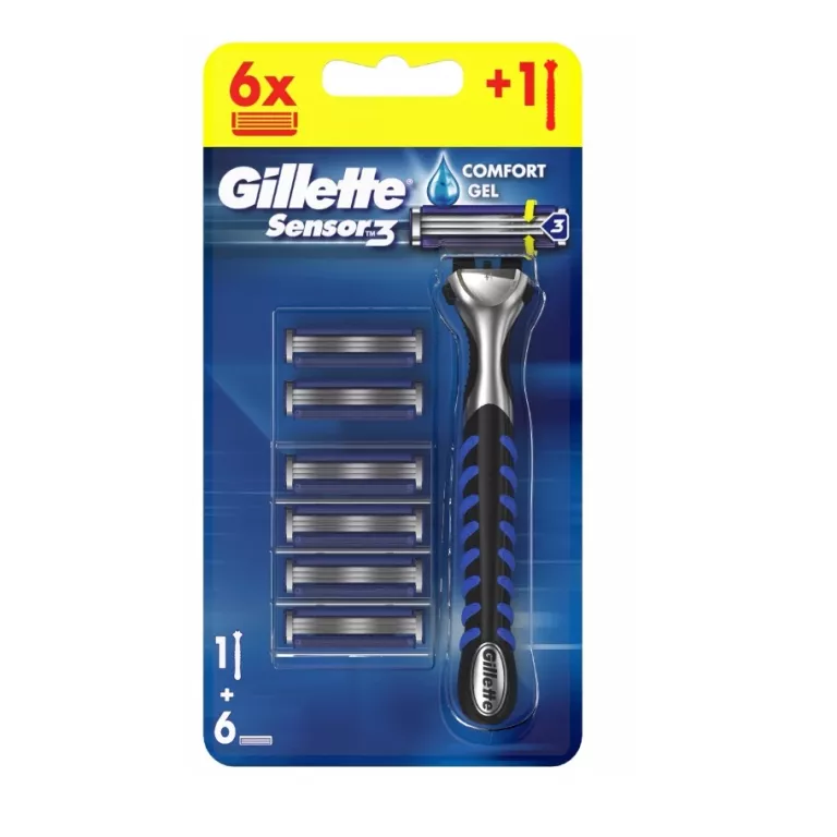 MASZYNKA GILLETTE SENSOR 3 6 OSTRZY