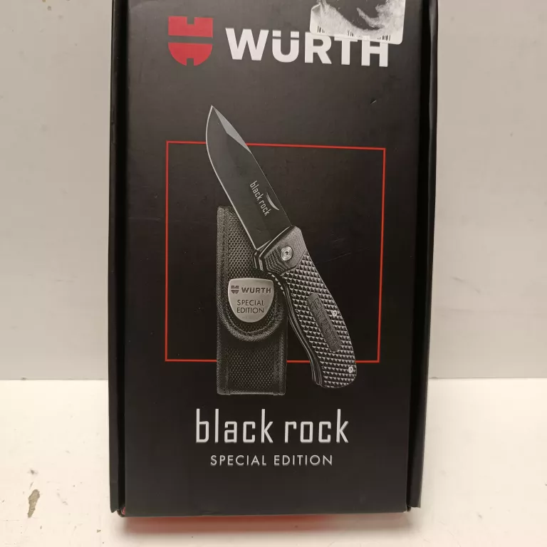 WURTH SCYZORYK BLACK ROCK - EDYCJA LIMITOWANA 110MM + PLECAK