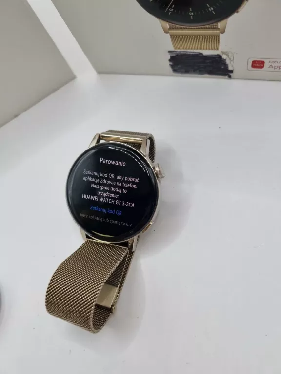 SMARTWATCH HUAWEI WATCH GT 3 GOLD  42MM KOMPLET