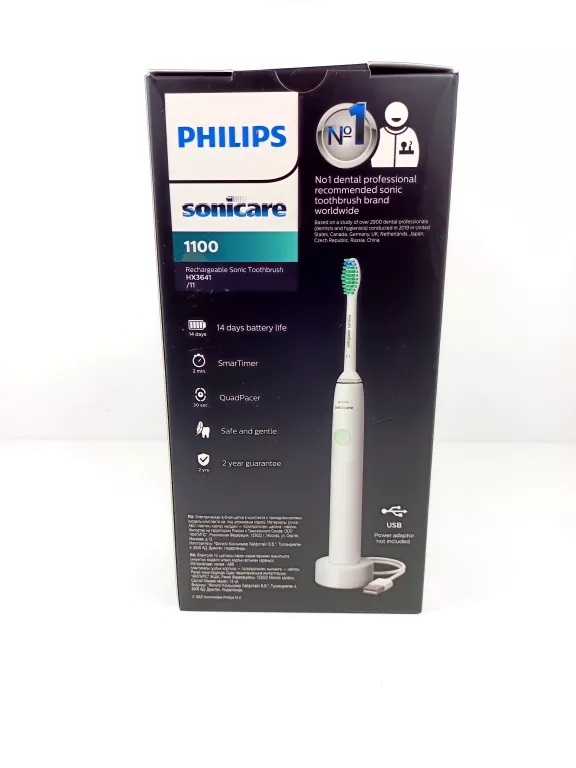 SZCZOTECZKA SONICZNA PHILIPS SONICARE 1100 HX3641/11