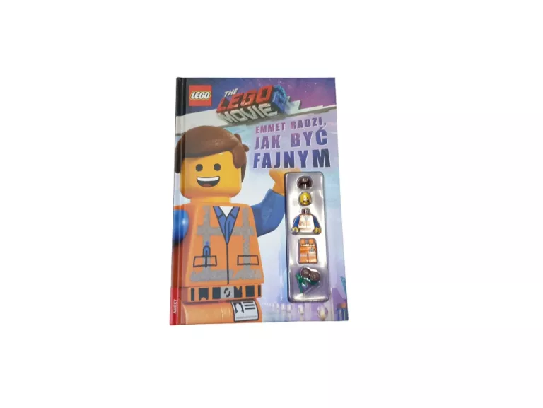 KSIĄŻKA LEGO MOVIE 2 EMMET RADZ, JAK BYĆ FAJNYM Z FIGURKĄ