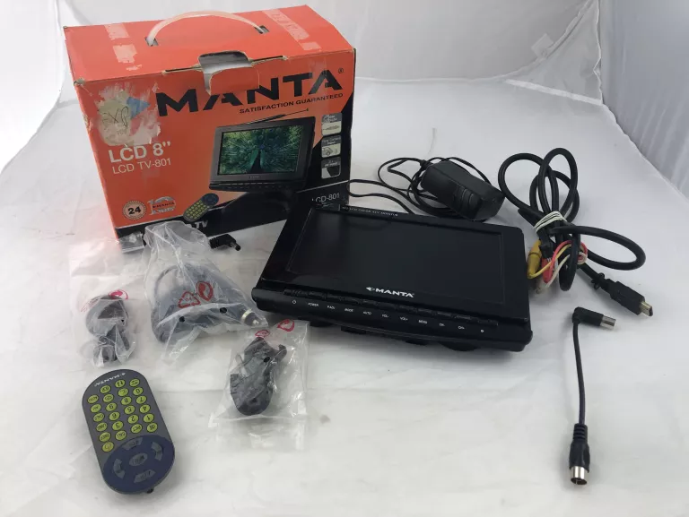 PRZENOŚNY EKRAN LCD 8" MANTA LCD TV-801