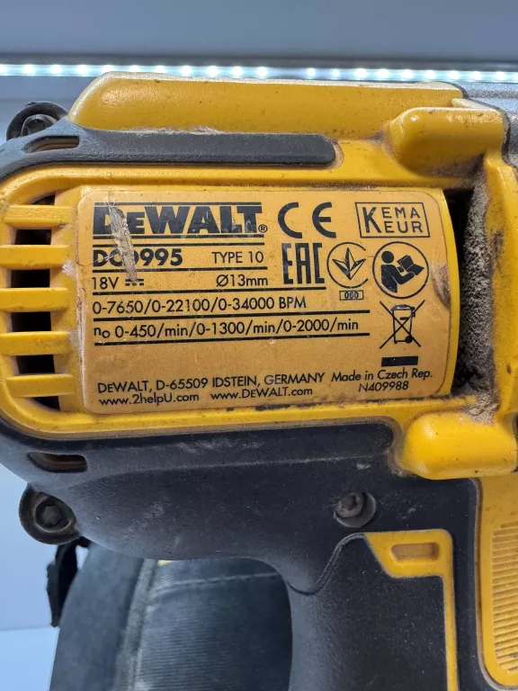 WKRETARKA DEWALT DCD 995,1XAKU