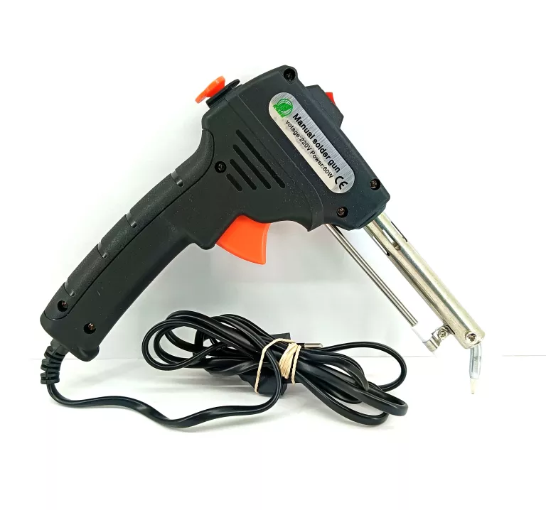 PISTOLET LUTOWNICZY ELEKTRYCZNY MANUAL SOLDER GUN IGŁA!