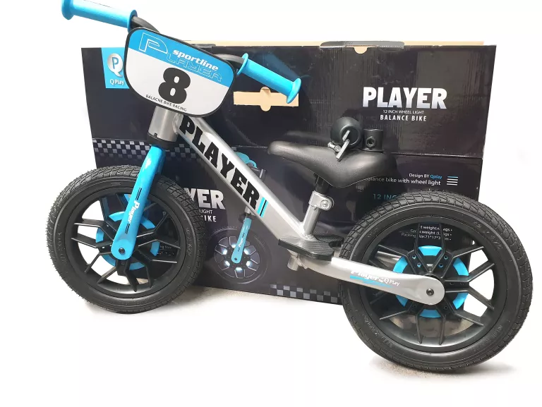 QPLAY ROWEREK BIEGOWY PLAYER BLUE + PUD