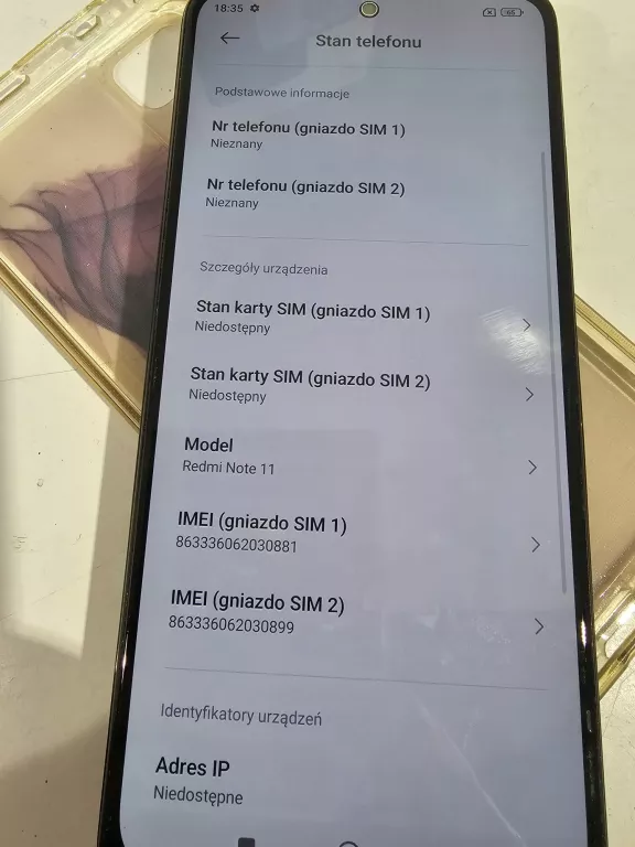 TELEFON REDMI NOTE 11 4GB/128GB BEZ OPERATORA